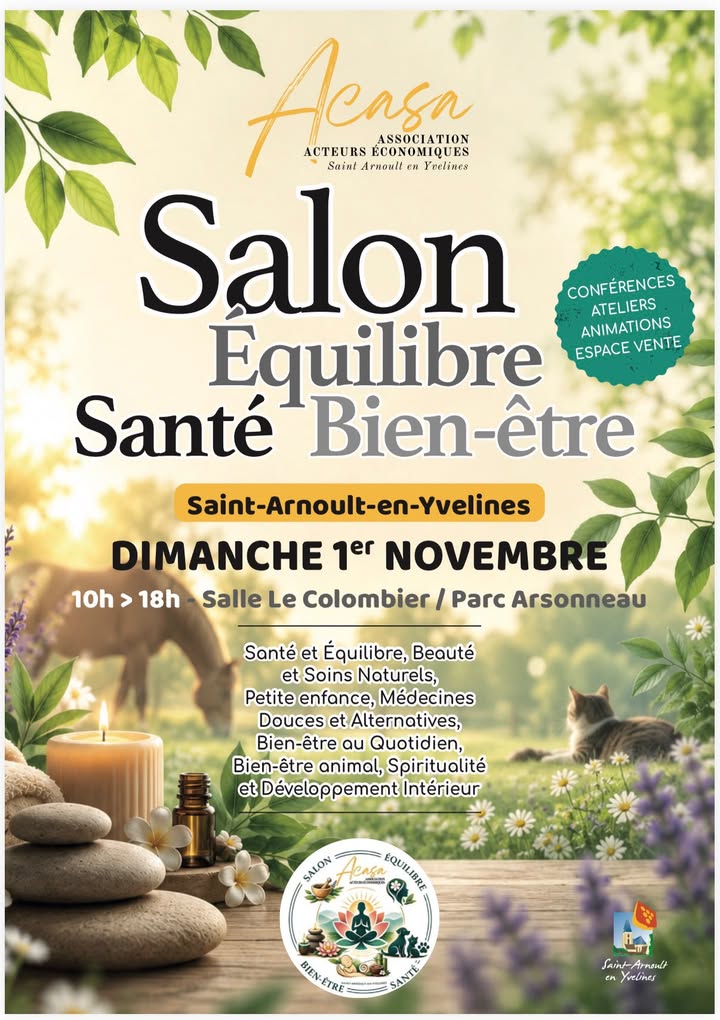 🐾 Harmonie & Pattes au salon Équilibre et Bien-être ! 🐾 📅 Le dimanche 1e…
